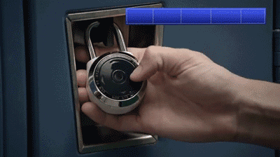 1600萬種密碼組合，科技感十足的觸控密碼鎖